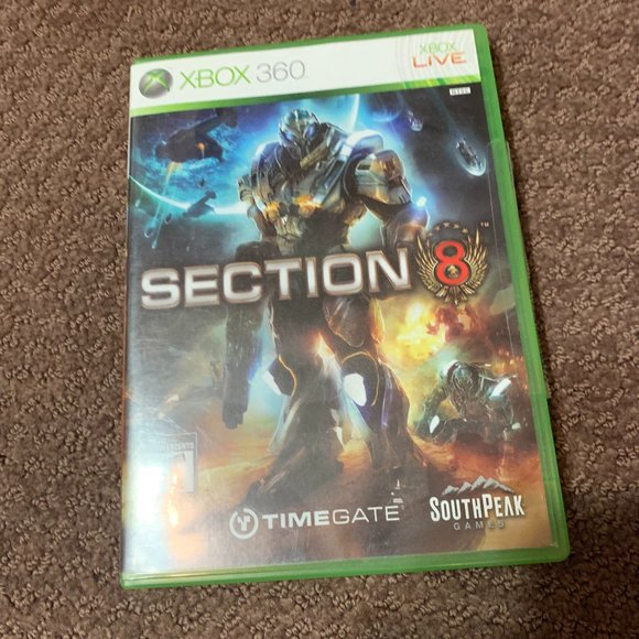 Section 8 Xbox 360 game (3 for $20) - Picture 1 of 3